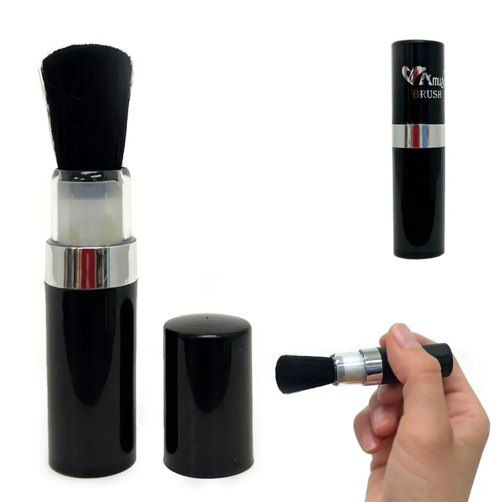 1 Makeup Brush Face Travel Retractable Portable Blush Flawless Foundation Cover