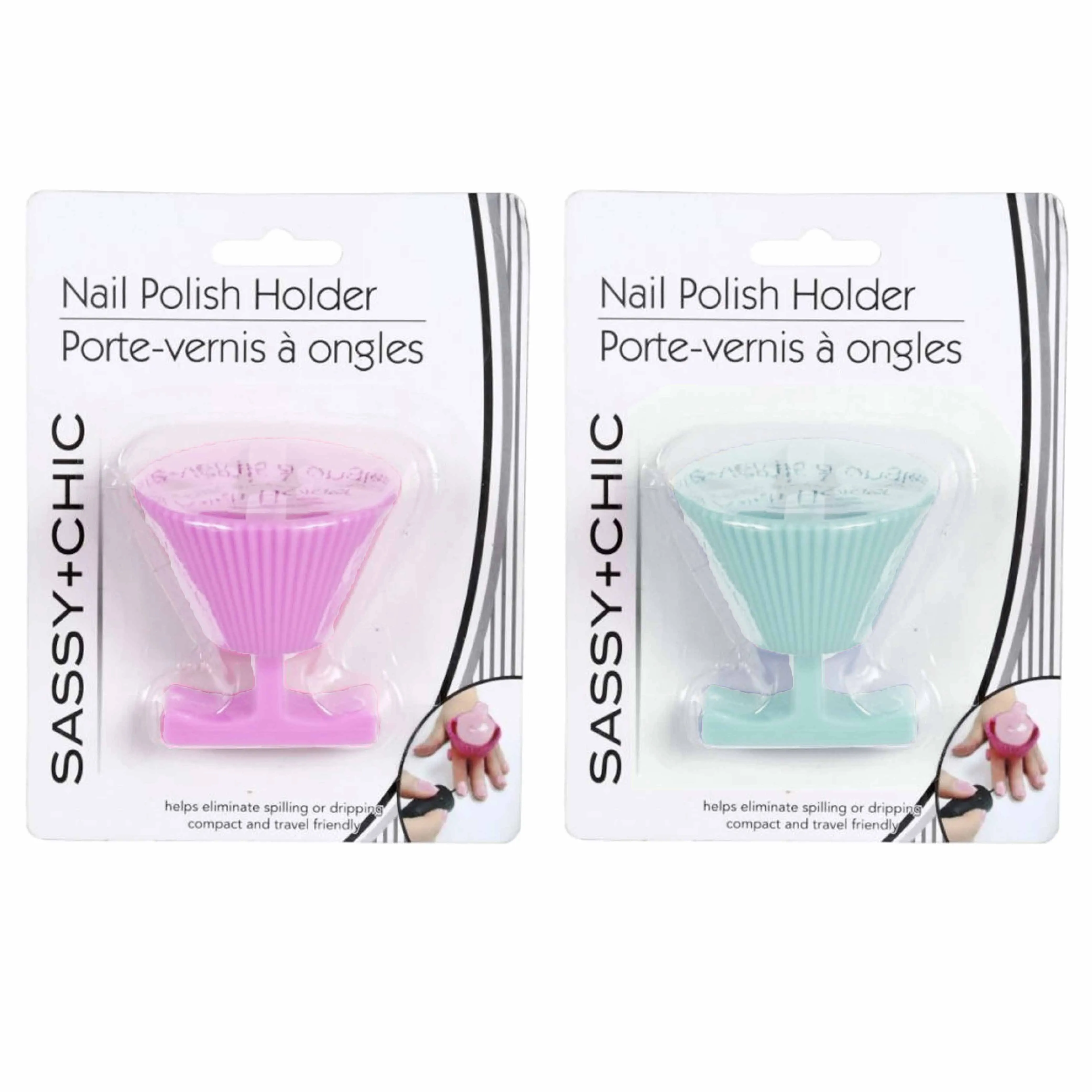 1 Pc Silicone Nail Polish Holder Ring Manicure Wearable DIY Nails Polishing Tool