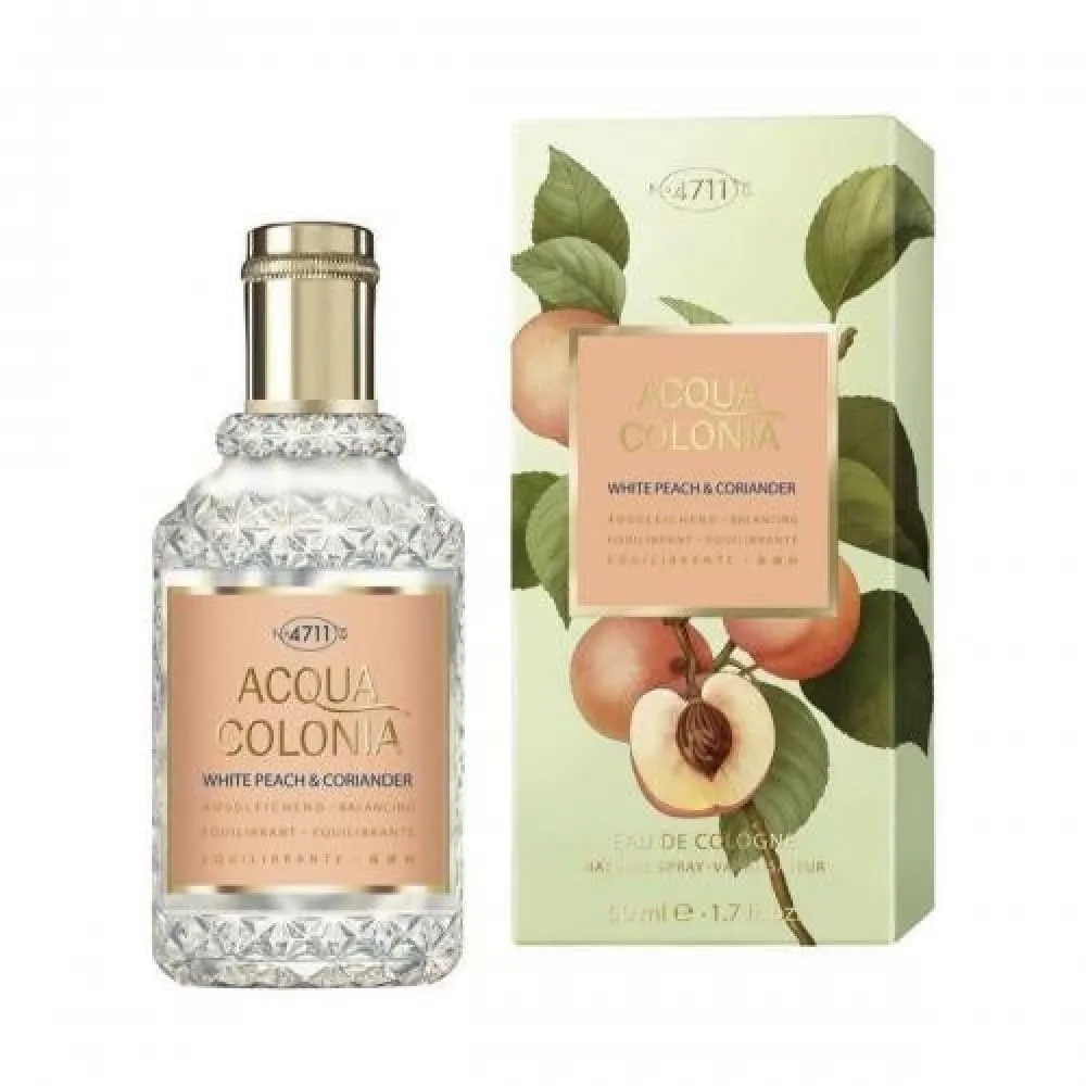 Acqua Colonia White Peach & Coriander Edc Spray by 4711 for Women - 50 Ml