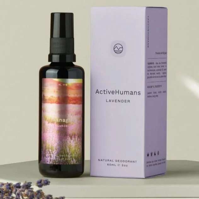 Active Humans Lavender Natural Deodorant