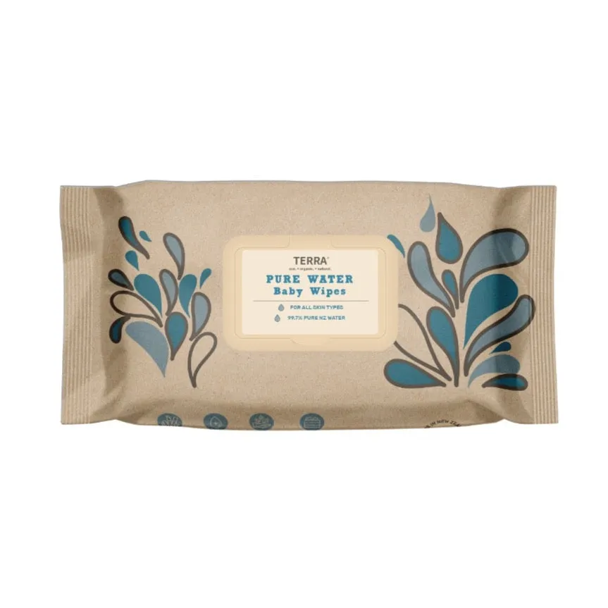 Baby Wipes - NZ Water 70 Pack by Terra