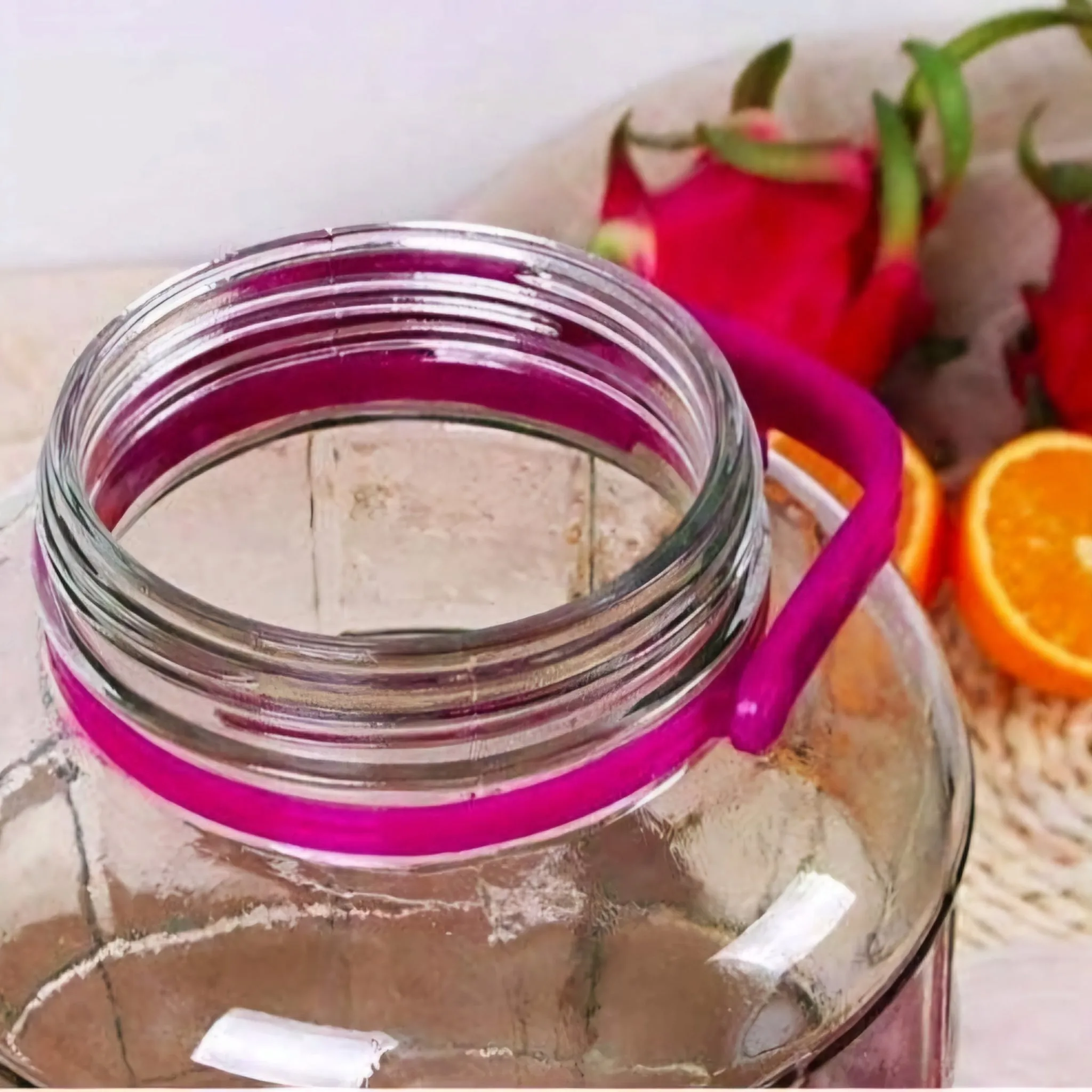 Beverage Dispenser 3L Glass with Carry Handle and tap - 537