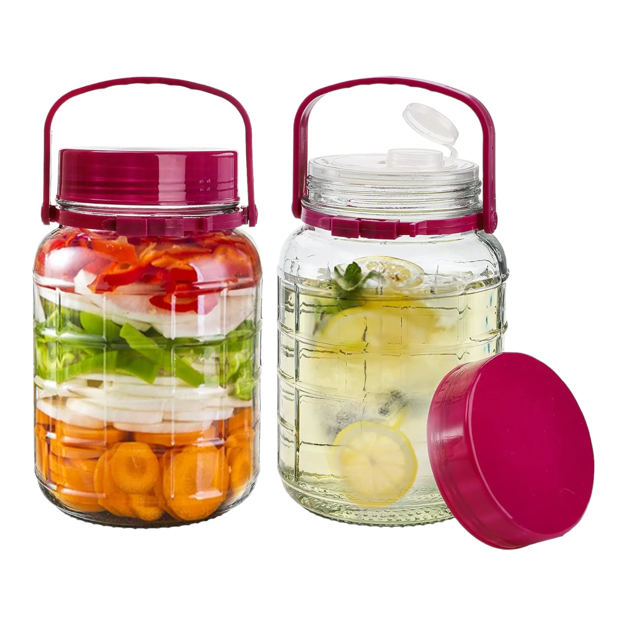 Beverage Dispenser 3L Glass with Carry Handle and tap - 537