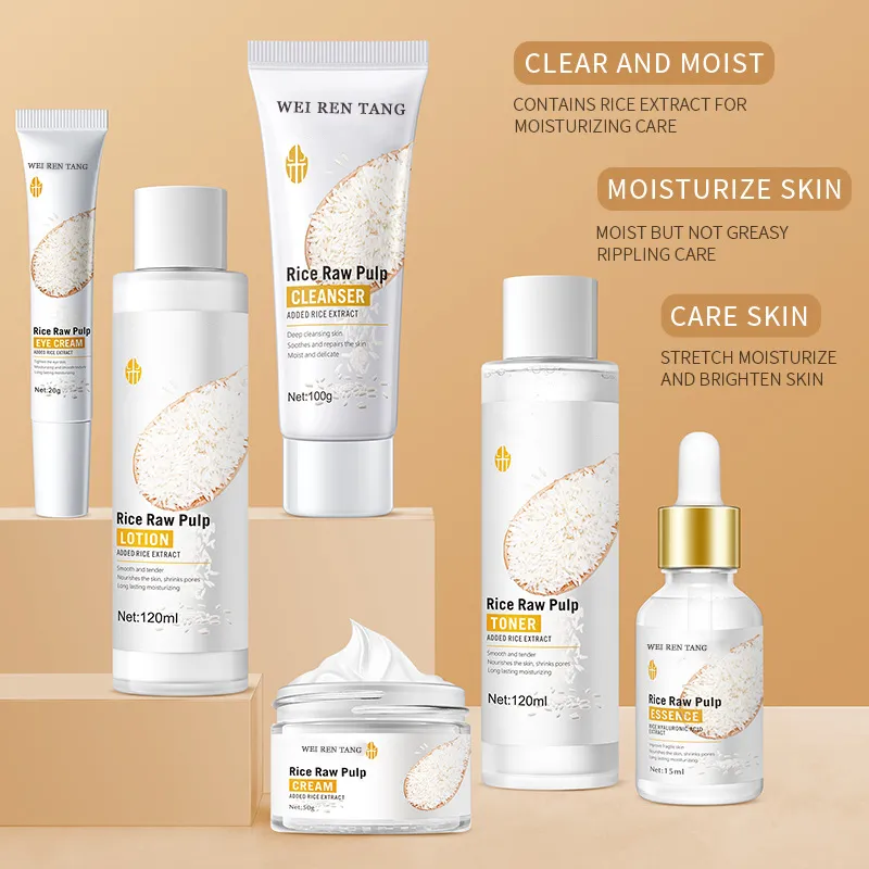 BIOAQUA Rice Pulp Glow Moisturizing 6 Pcs Kit BQY79713