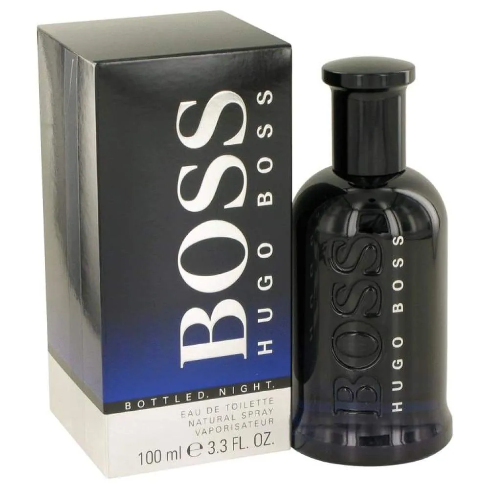 Boss Bottled Night Edt Spray by Hugo Boss for Men - 100 Ml