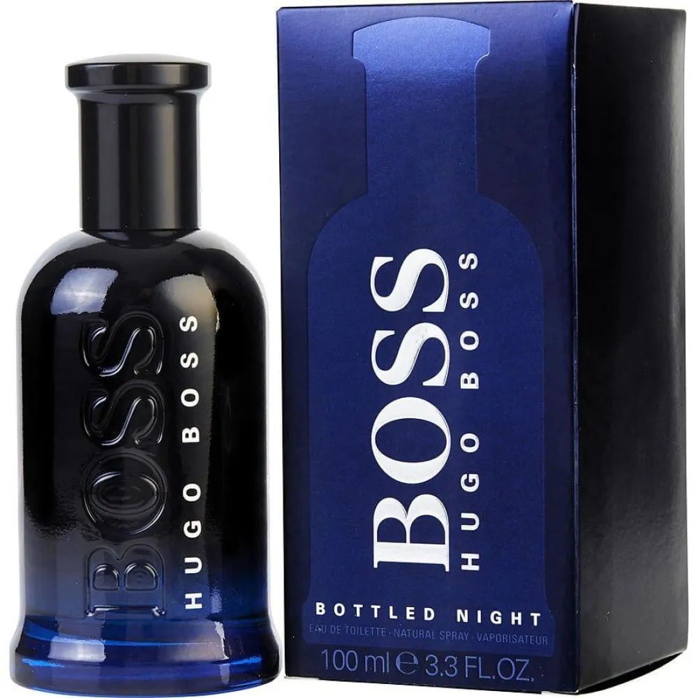 Boss Bottled Night Edt Spray by Hugo Boss for Men - 100 Ml