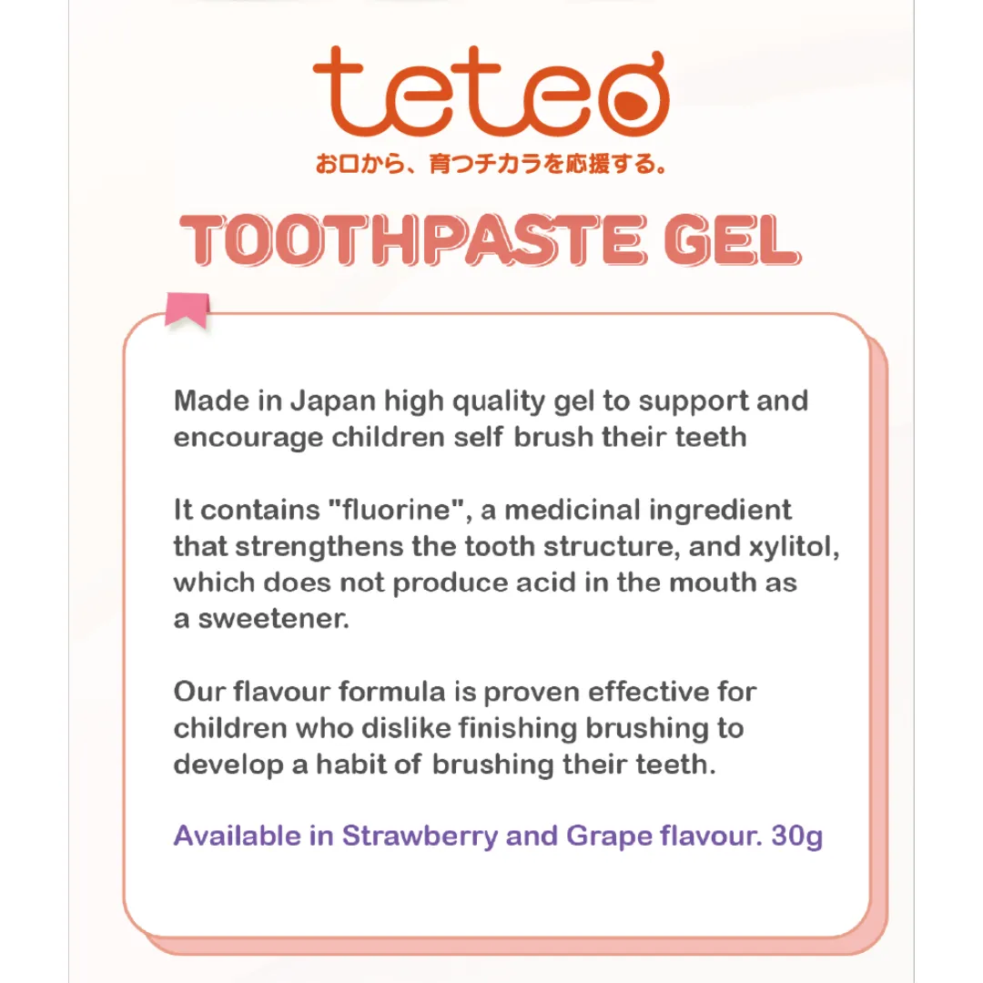 Combi Teteo Gel Dentifrice Toothpaste 30g (9m )