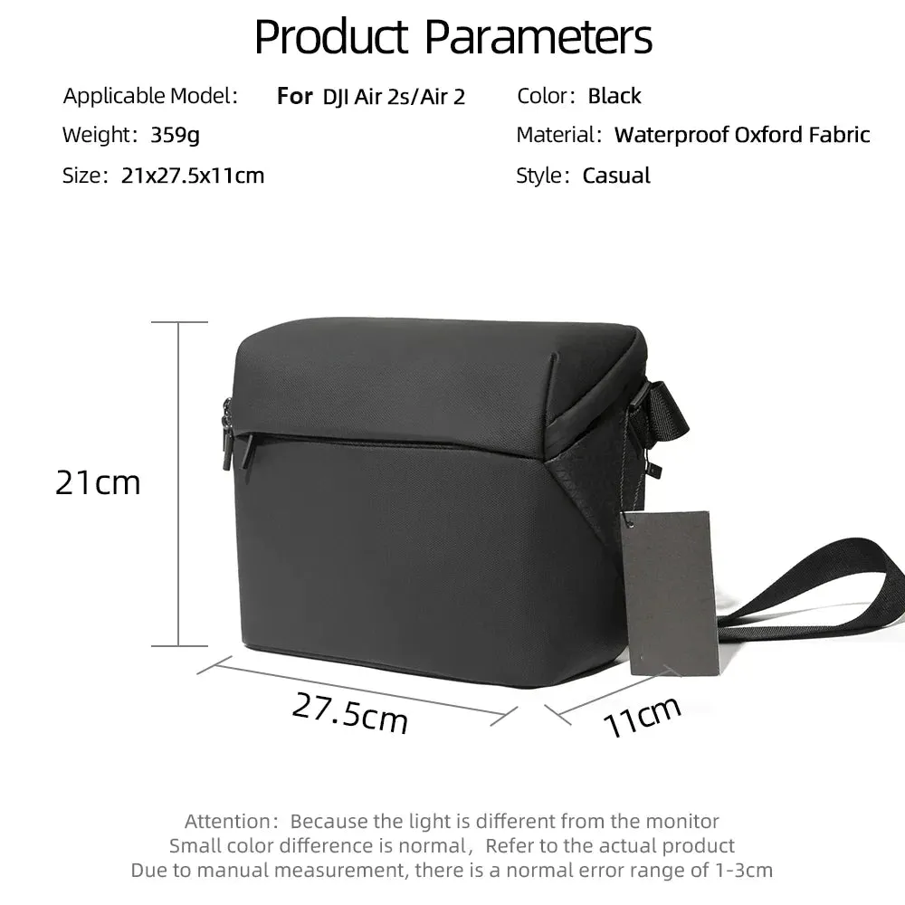 Compact Shoulder Bag for Dji Mini Drones Travel Backpack for Mini 2 Air 2s 3 4 Pro Drone Accessory
