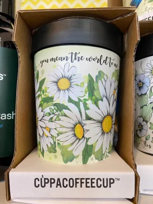 Cuppa Coffee Cup Daisy Chain 12oz By Lovelis 5121