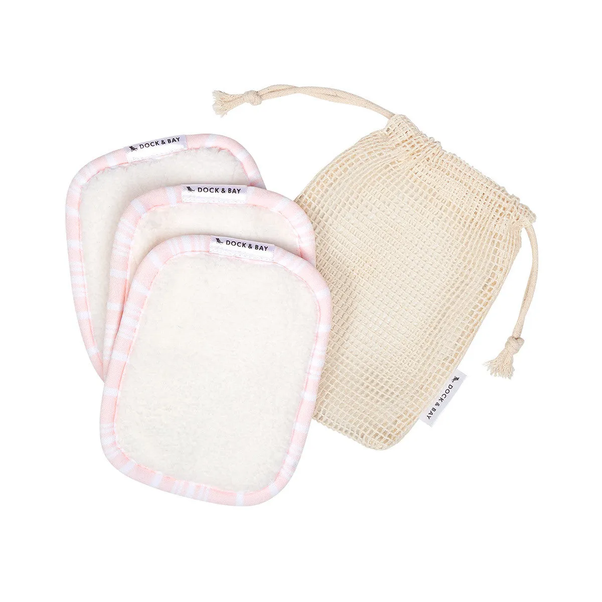 Dock & Bay Reusable Makeup Wipes - Set of 3