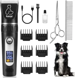 Dog Grooming Kit with Led Display