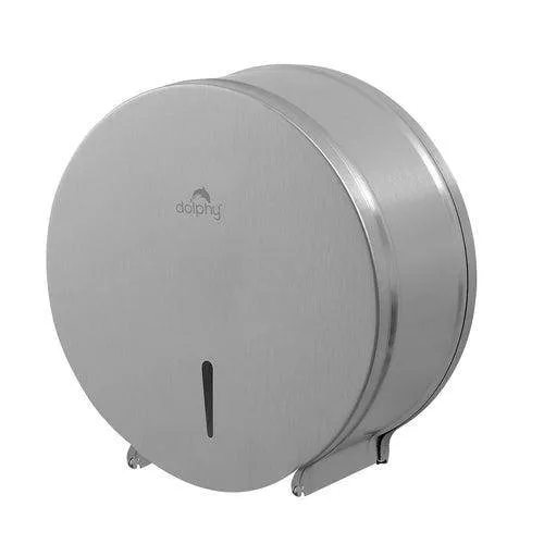 Dolphy Jumbo Toilet Paper Roll Dispenser Stainless Steel
