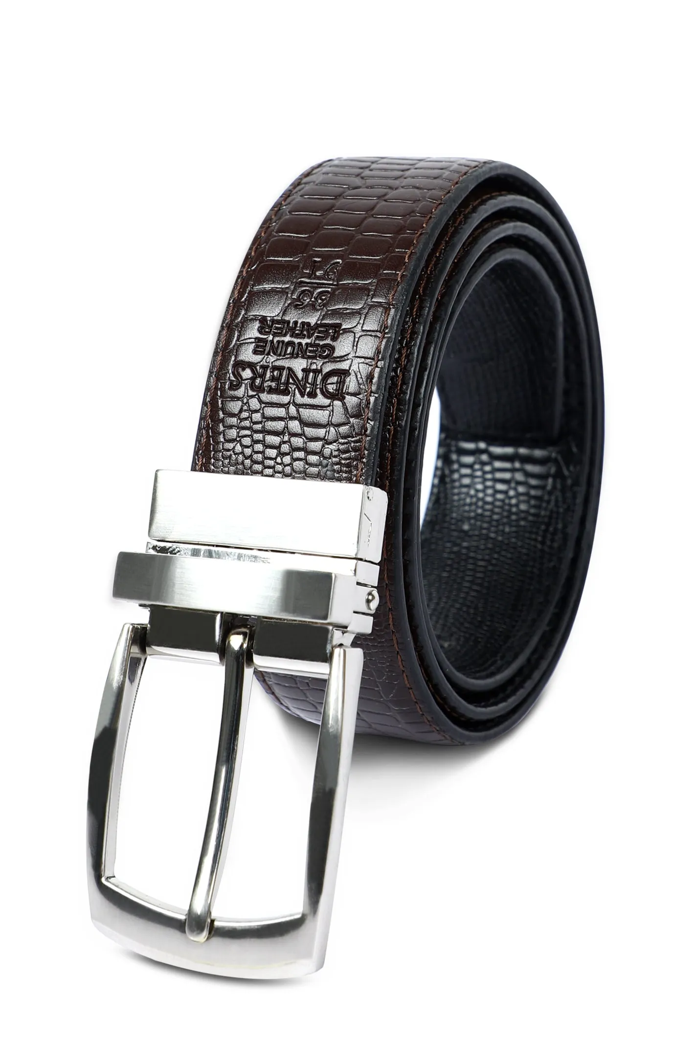 Men's Double Sided Belt SKU: IE02-BLACK & BROWN