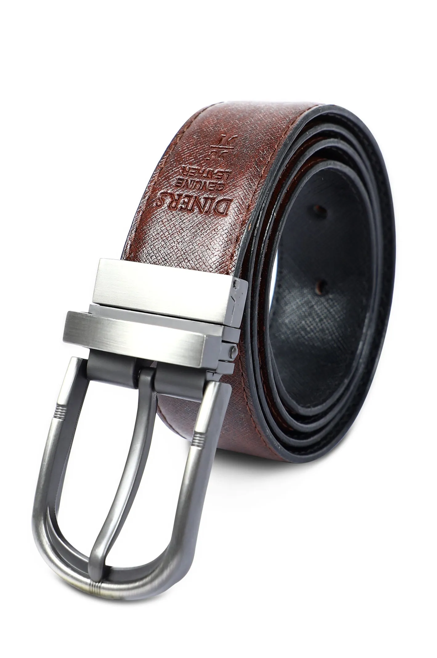 Men's Double Sided Belt SKU: IE03-BLACK & TAN