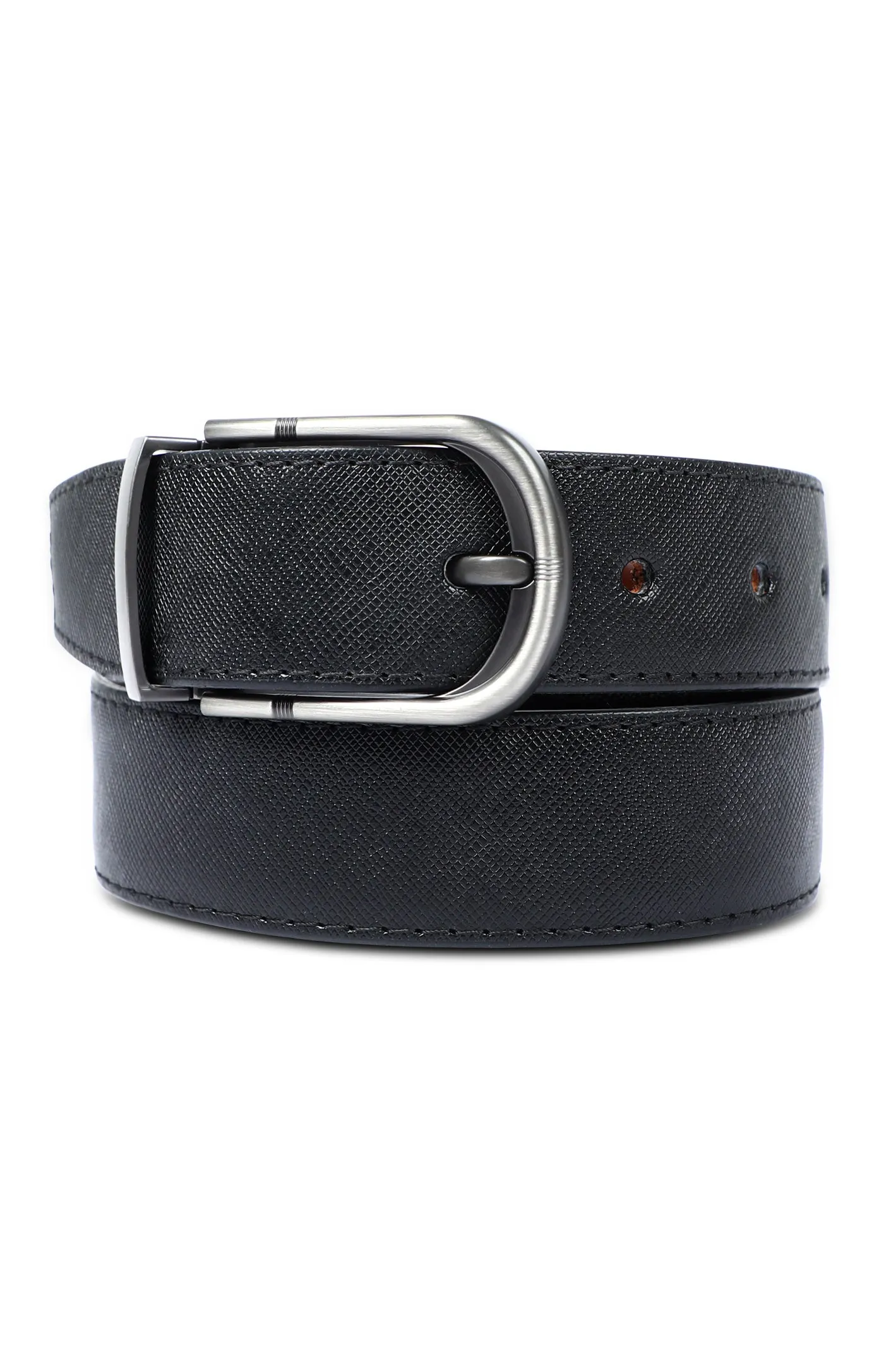 Men's Double Sided Belt SKU: IE03-BLACK & TAN