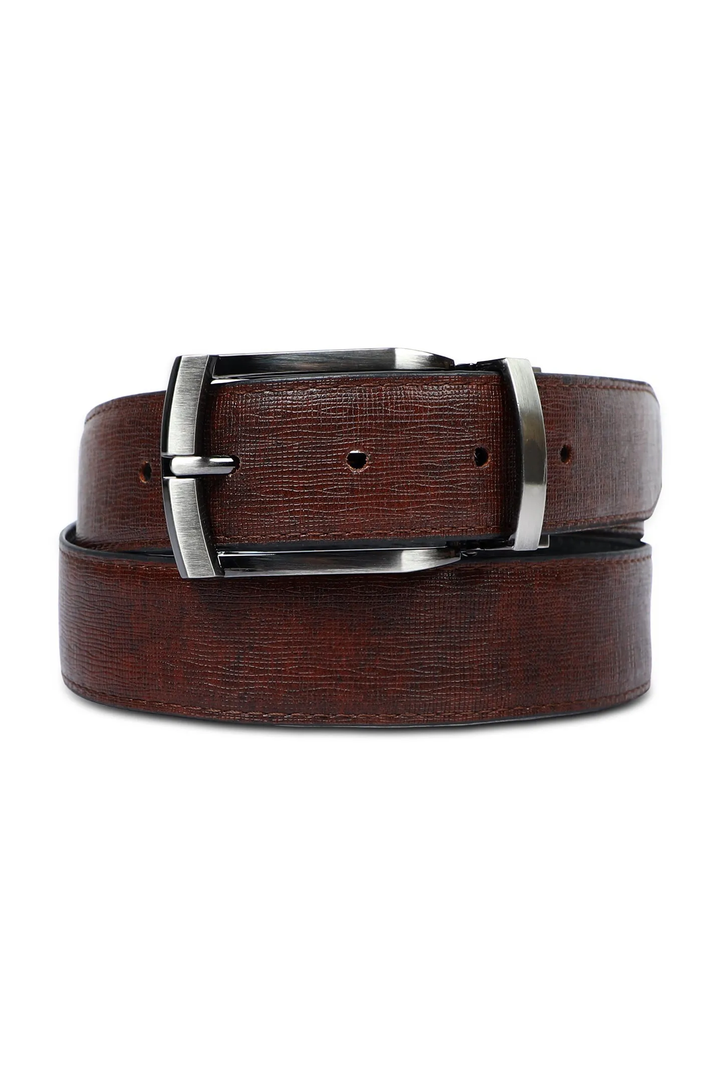 Men's Double Sided Belt SKU: IE04-BLACK & TAN