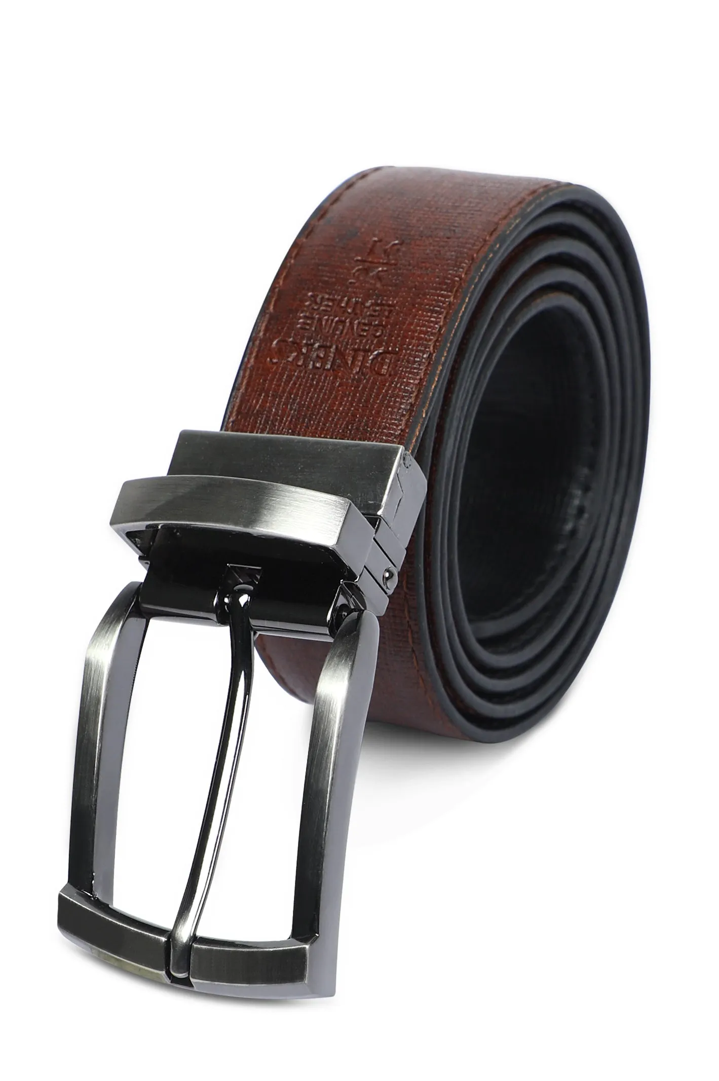 Men's Double Sided Belt SKU: IE04-BLACK & TAN