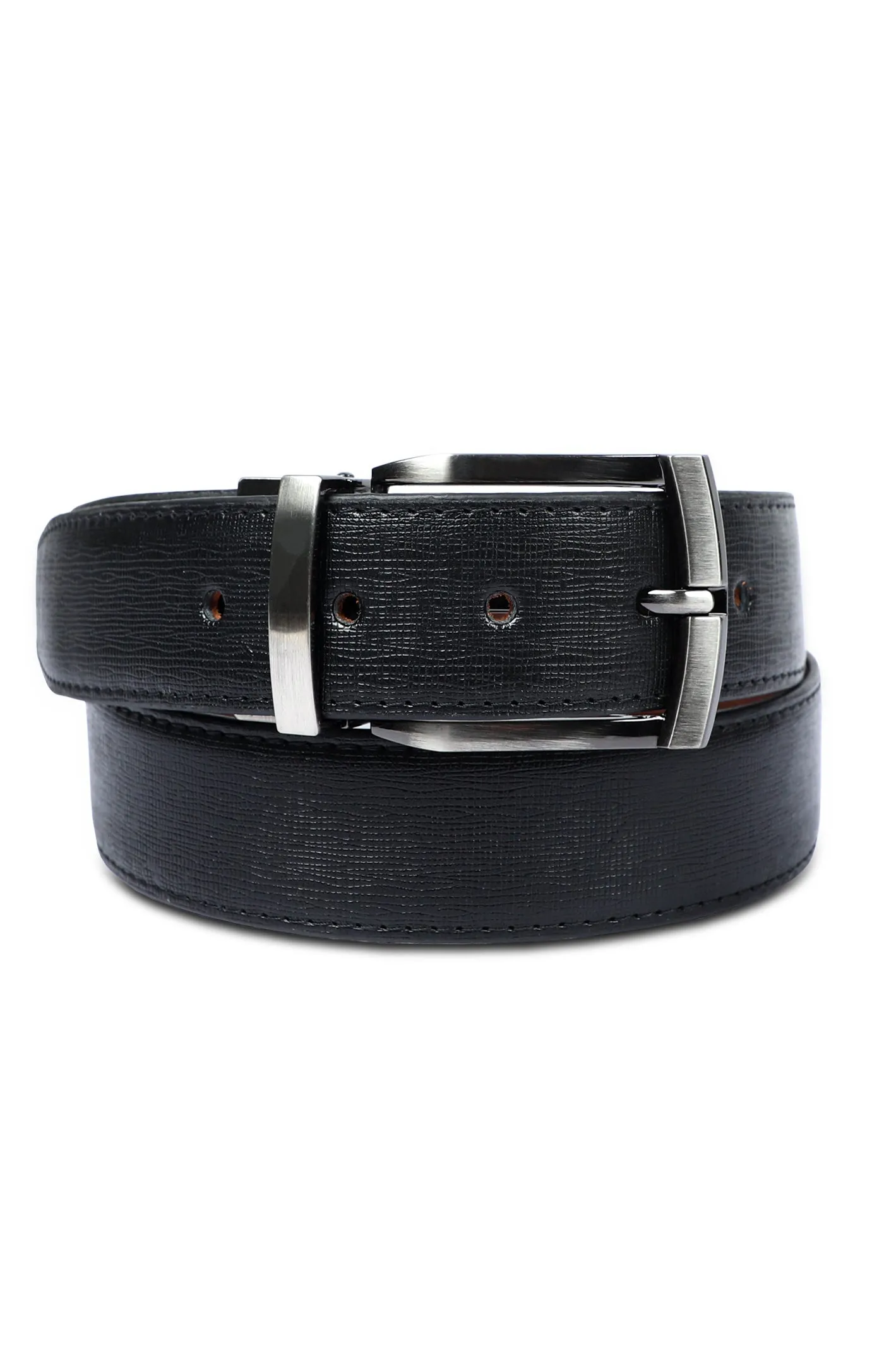 Men's Double Sided Belt SKU: IE04-BLACK & TAN