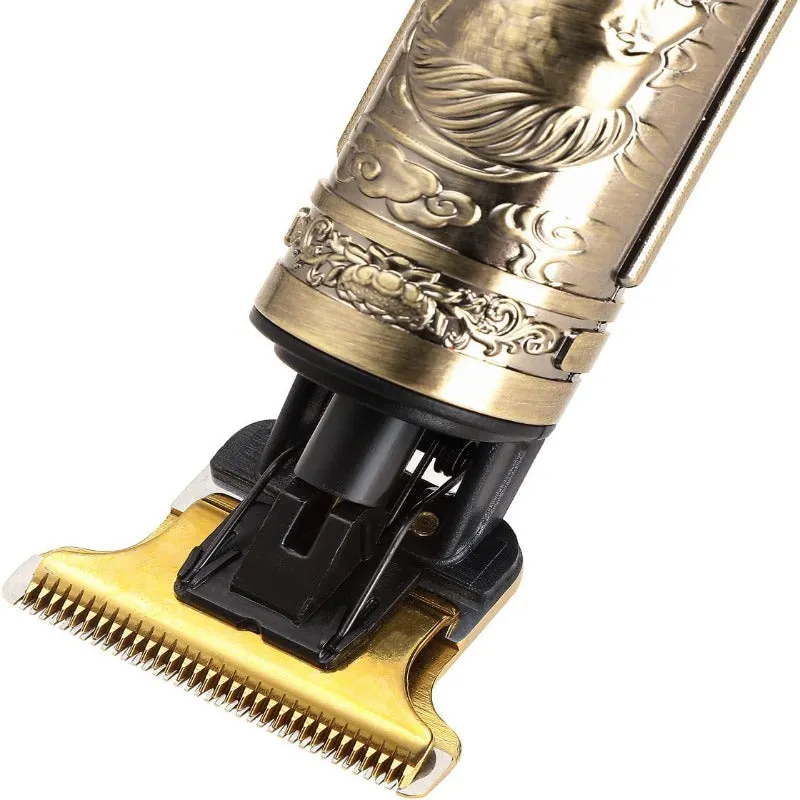 Men's Electric Cordless T Blade Trimmer - Beard Trimmer Shaver Hair Cutting Kit