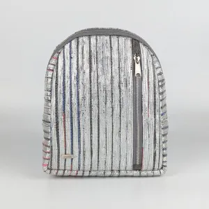 Multicolored Shimmery Upcycled Handwoven Bug Pack (BPK0125-006) PS_W