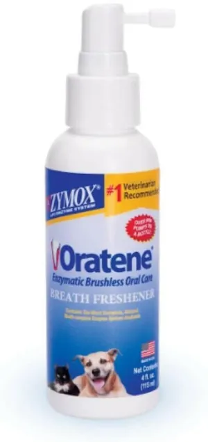 Oratene Breath Freshener for Dogs & Cats (4oz)