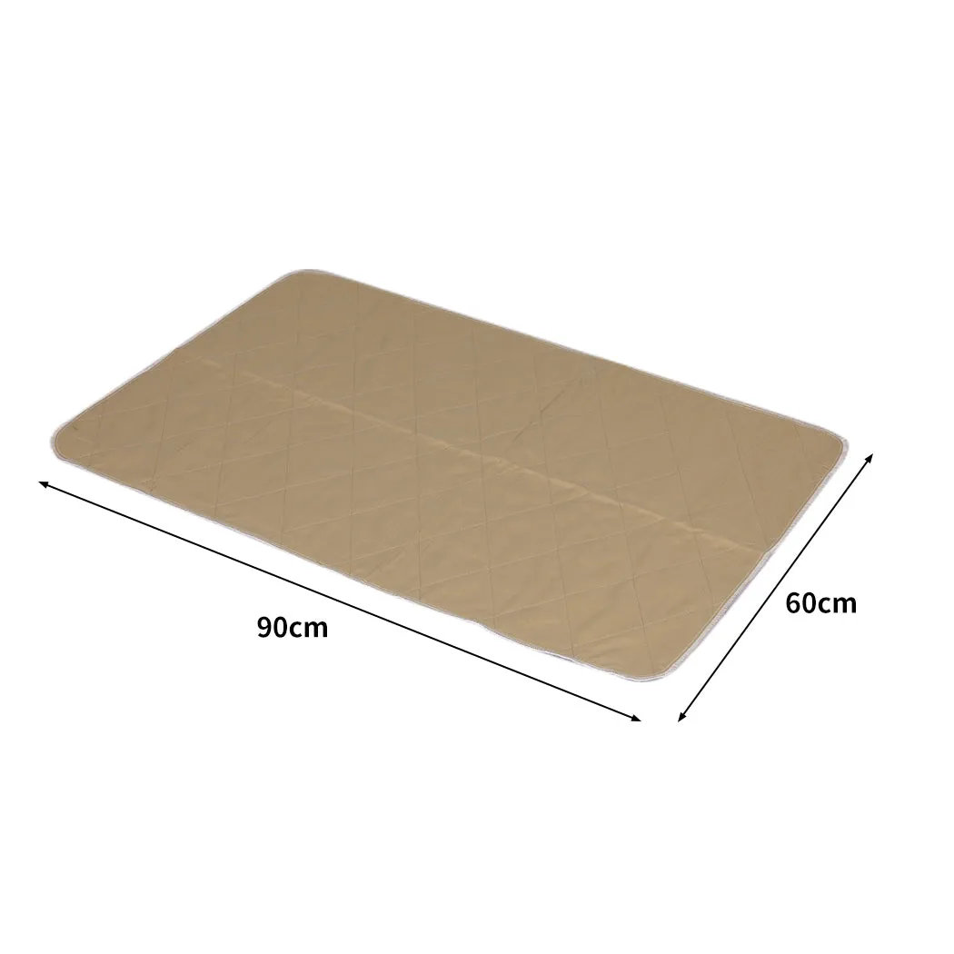 Set of 4 60x90cm Reusable Waterproof Pet Puppy Toilet Training Pads - Large
