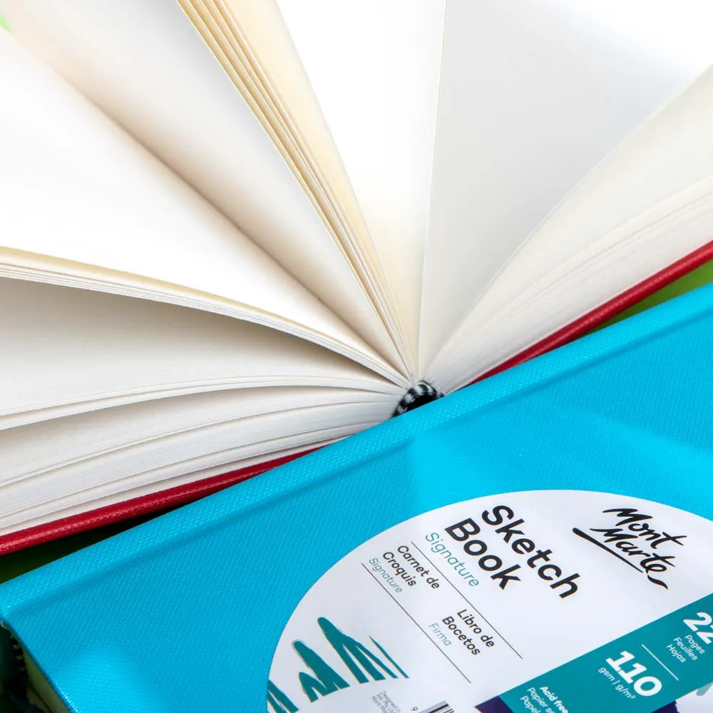 Sketch Book Signature A5 220 Pages 110gsm - Blue