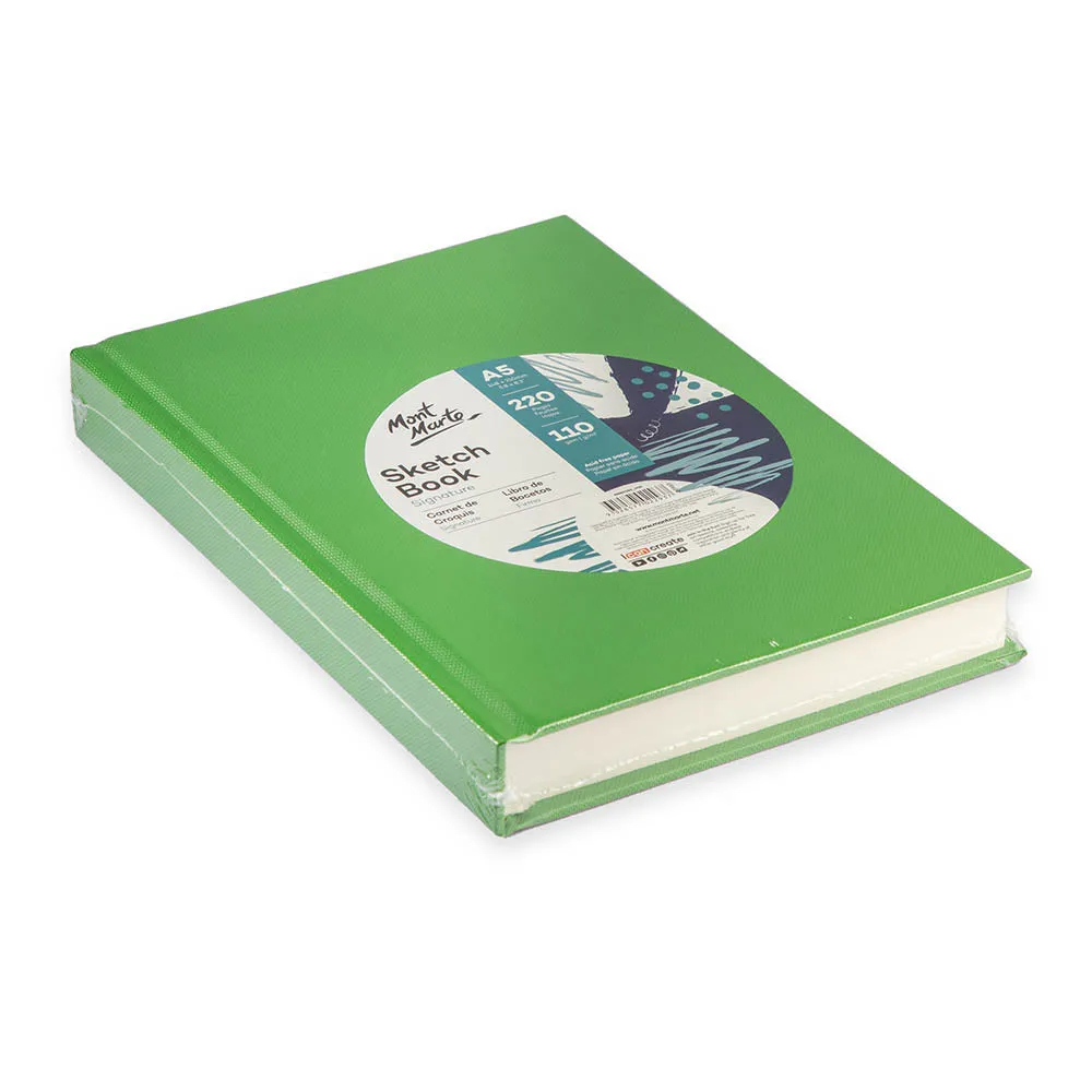 Sketch Book Signature A5 220 Pages 110gsm - Green