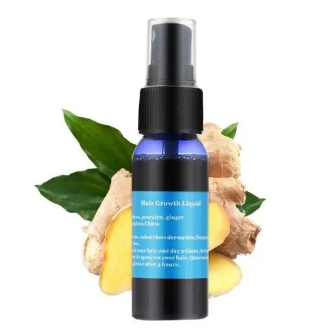 Sunburst Hair Growth Kit for Men & Women – Anti-Hair Loss Spray & Beard Oil, Natural Chinese Herbal Treatment for Alopecia & Baldness (3 x 30ml)