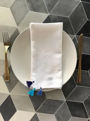 Tri-tassel Hand Towel