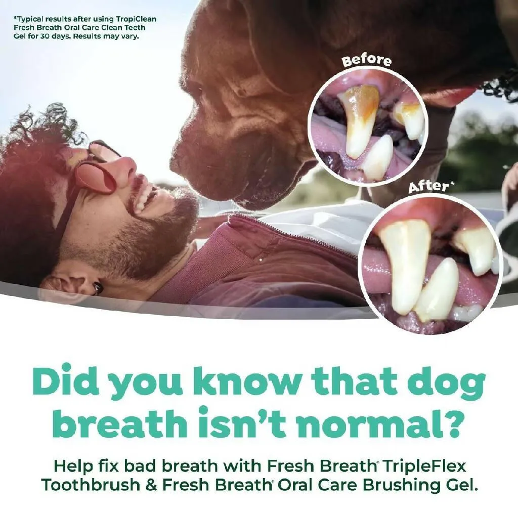 Tropiclean Fresh Breath Toothbrush For Large Dogs
