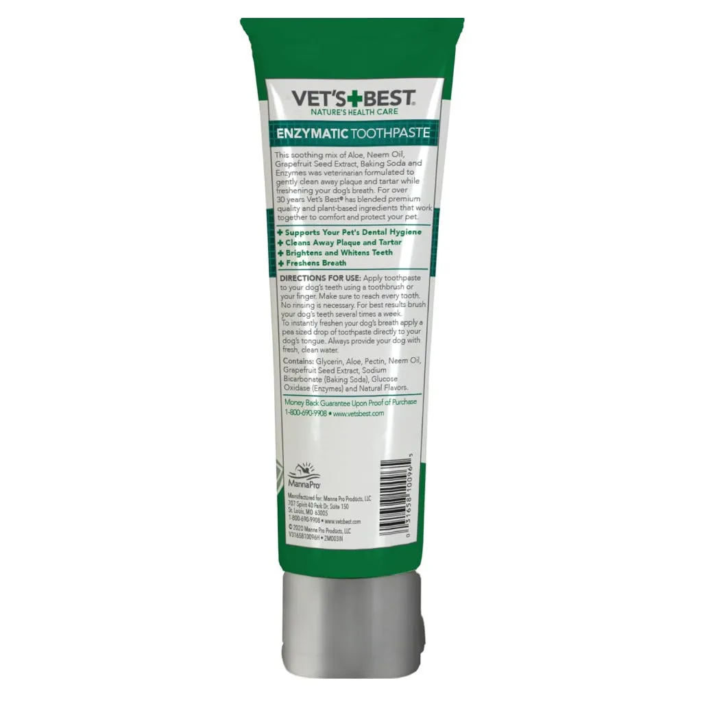 Vet's Best Dental Gel for Dogs (3.5 oz)