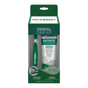 Vet's Best Dog Toothbrush & Enzymatic Toothpaste Set