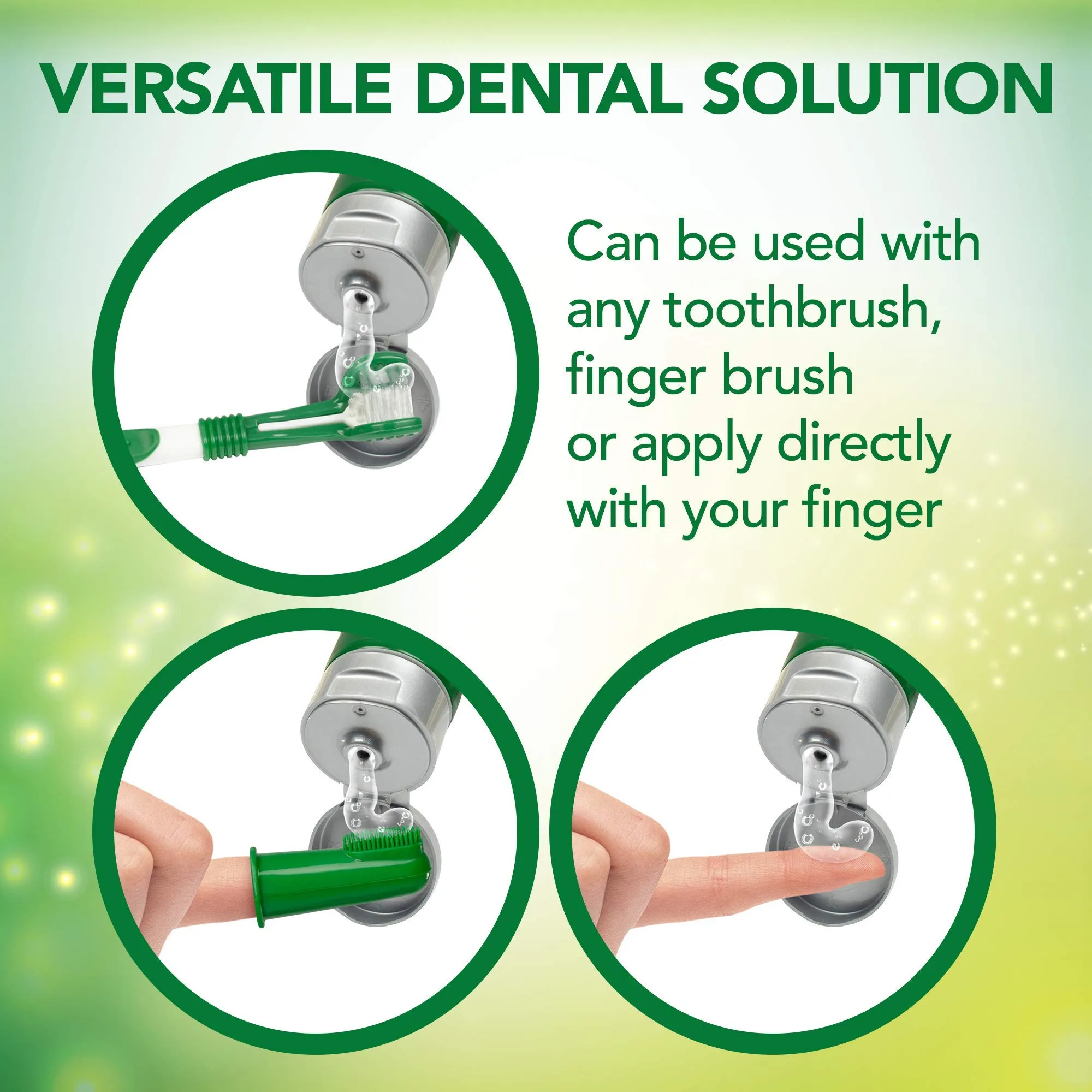 Vet's Best Enzymatic Gel Toothpaste and Toothbrush Dental Care Kit - 3.5 Oz