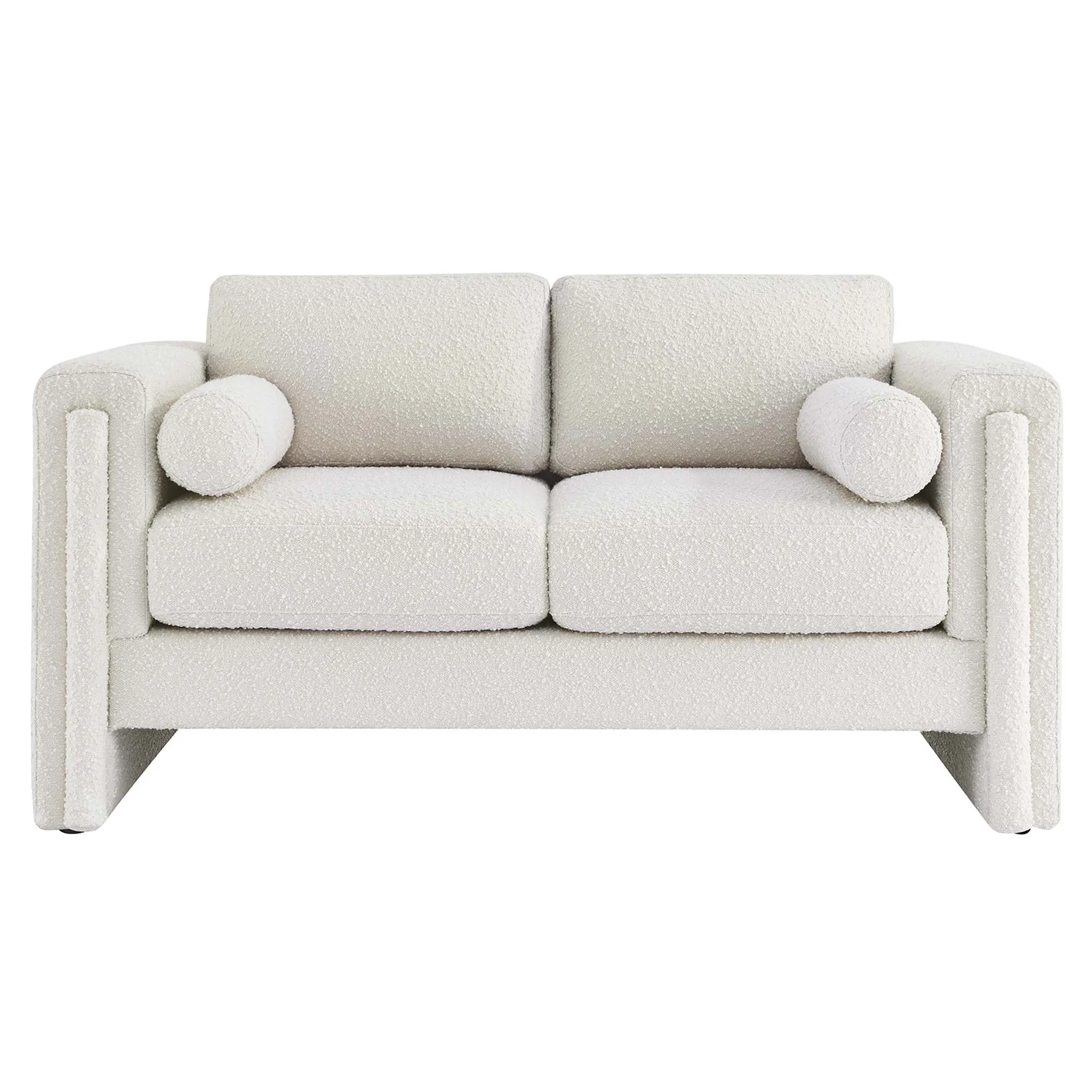 Visible Boucle Fabric Loveseat by Modway