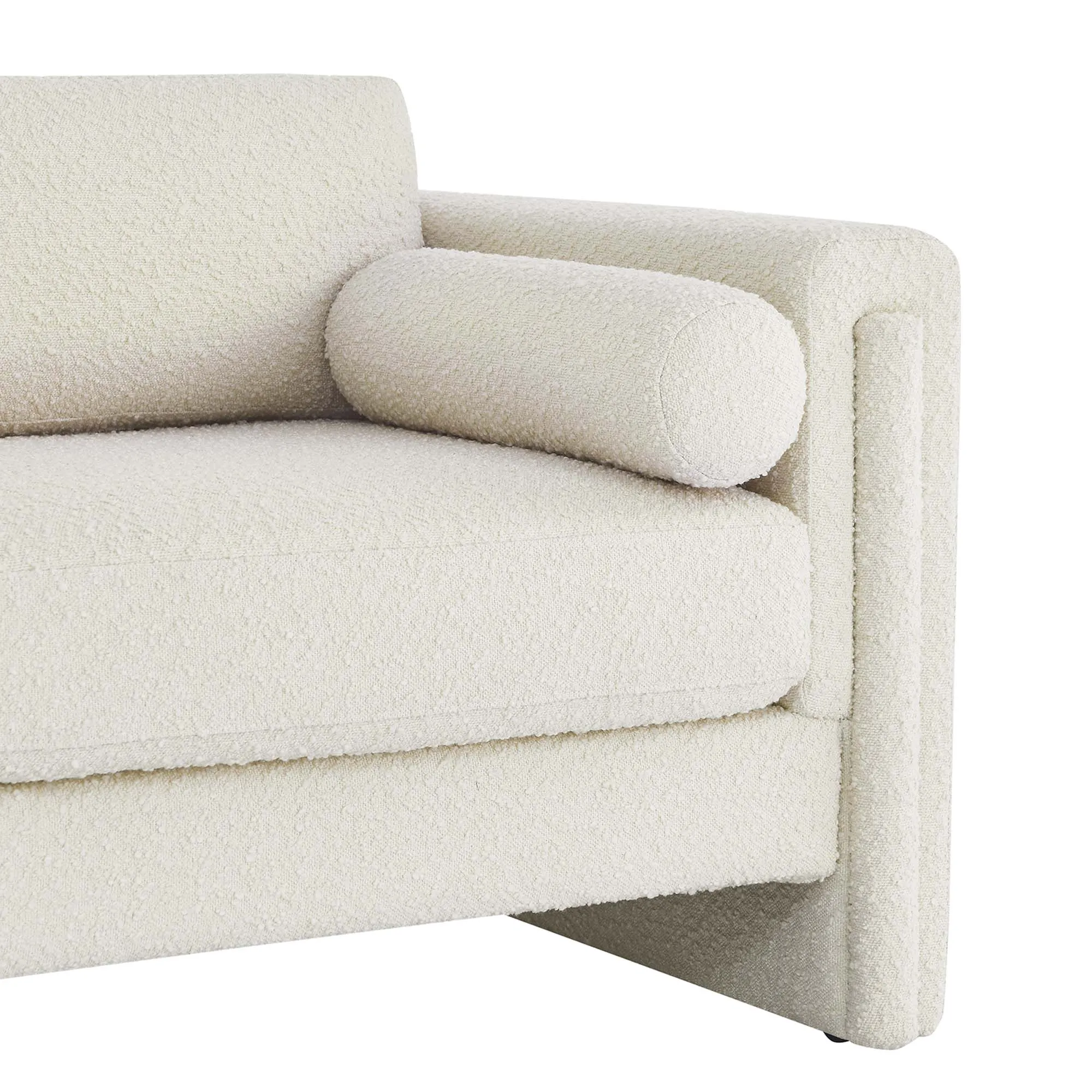 Visible Boucle Fabric Loveseat by Modway