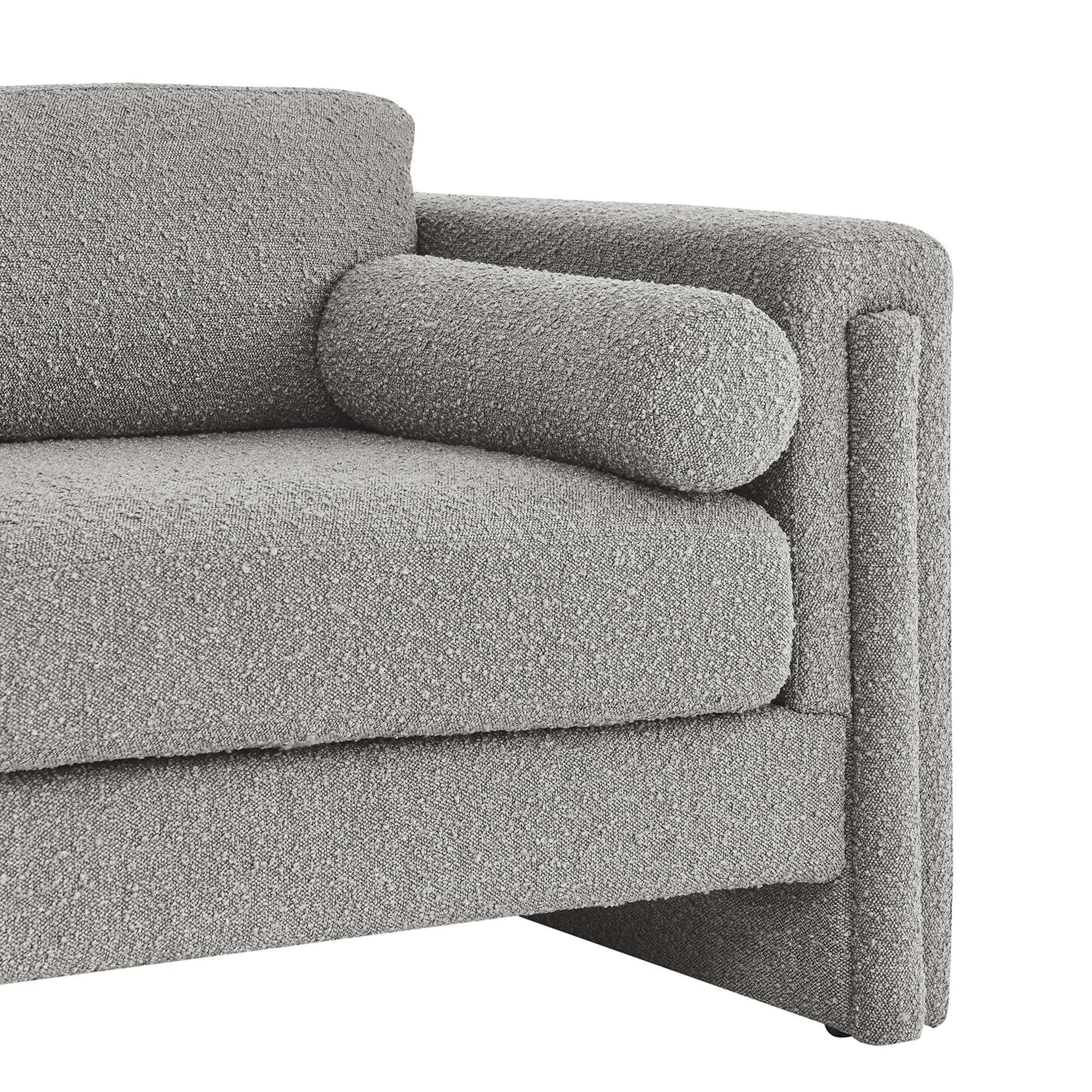 Visible Boucle Fabric Loveseat by Modway