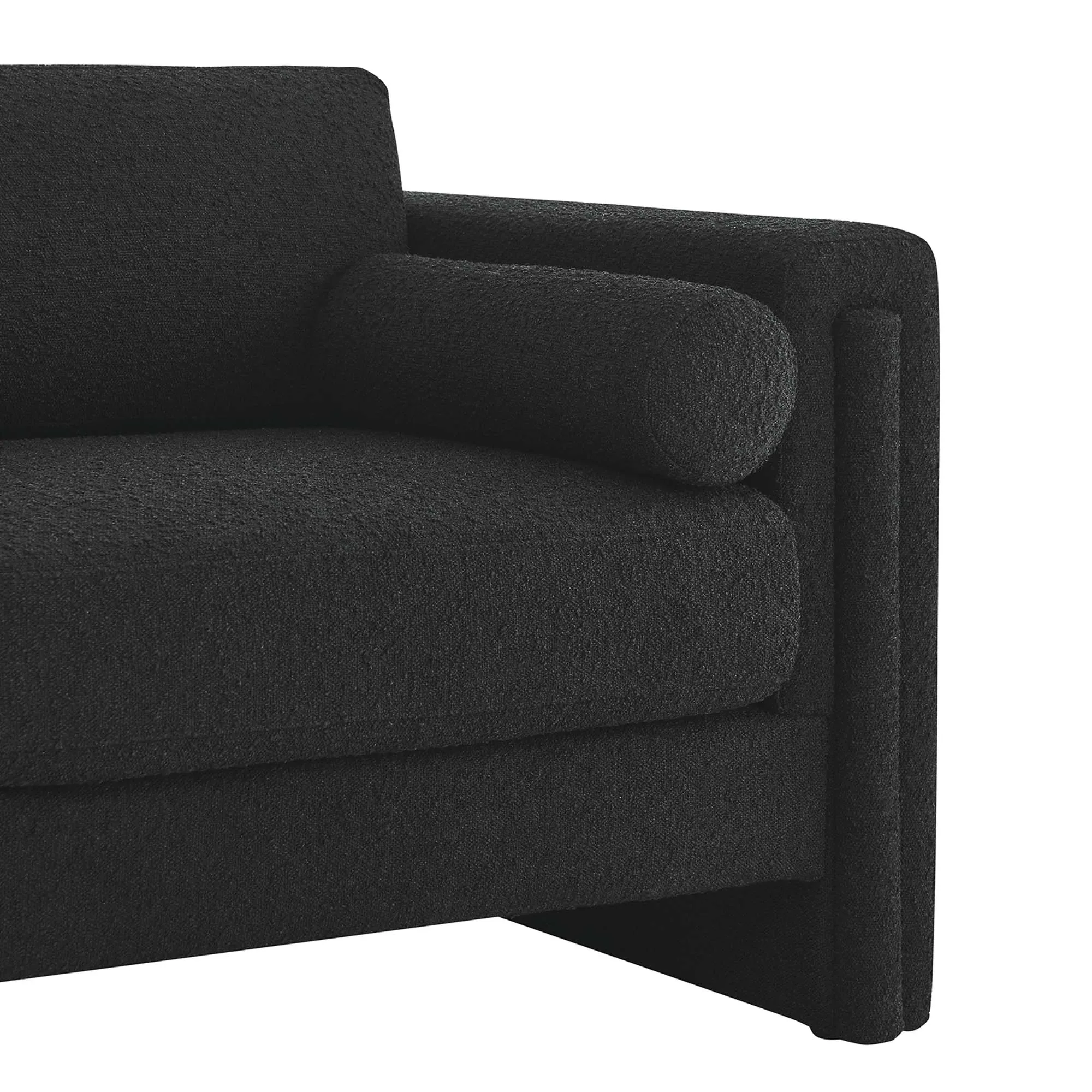 Visible Boucle Fabric Loveseat by Modway