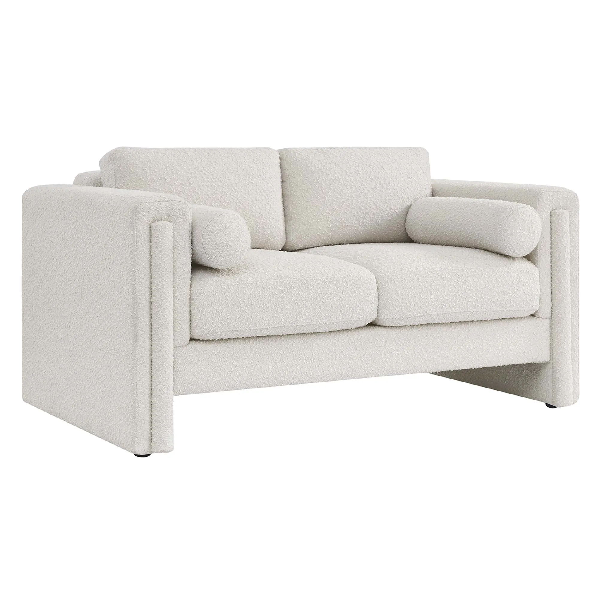 Visible Boucle Fabric Loveseat by Modway