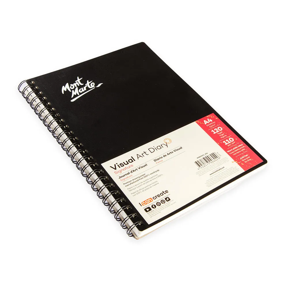 Visual Art Diary Signature 110gsm A4 120 Page