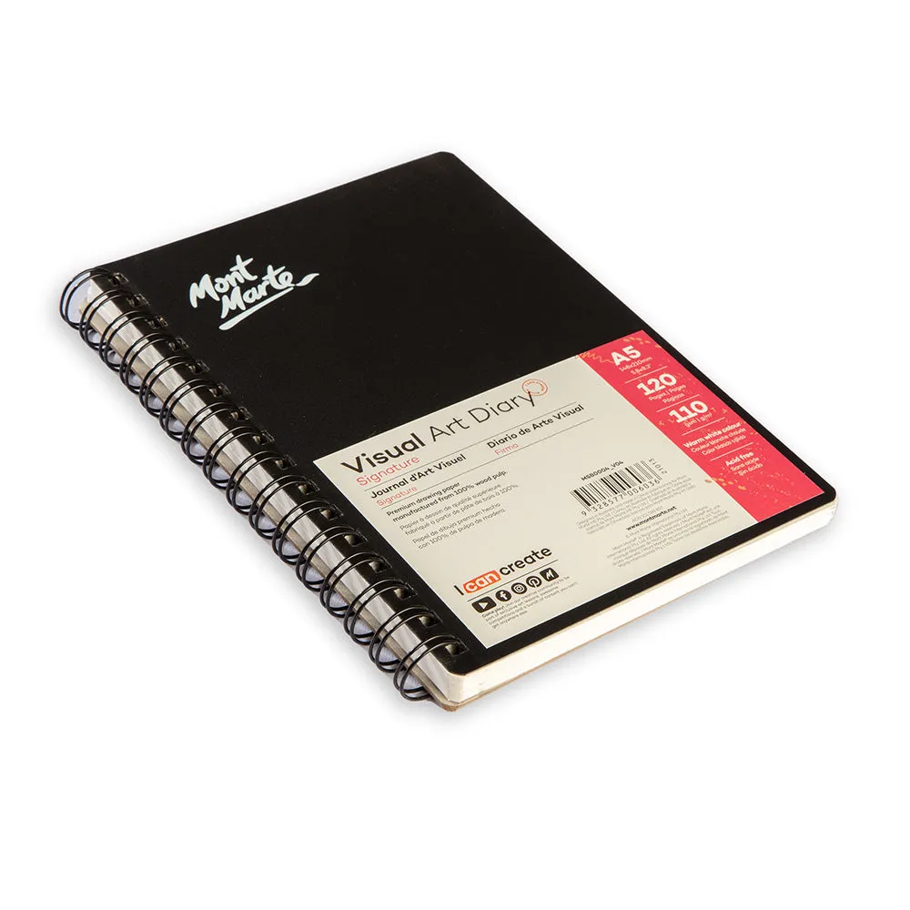 Visual Art Diary Signature 110gsm A5 120 Page