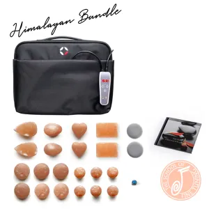 VULSINI Hot Himalayan Salt Stone Massage Bundle