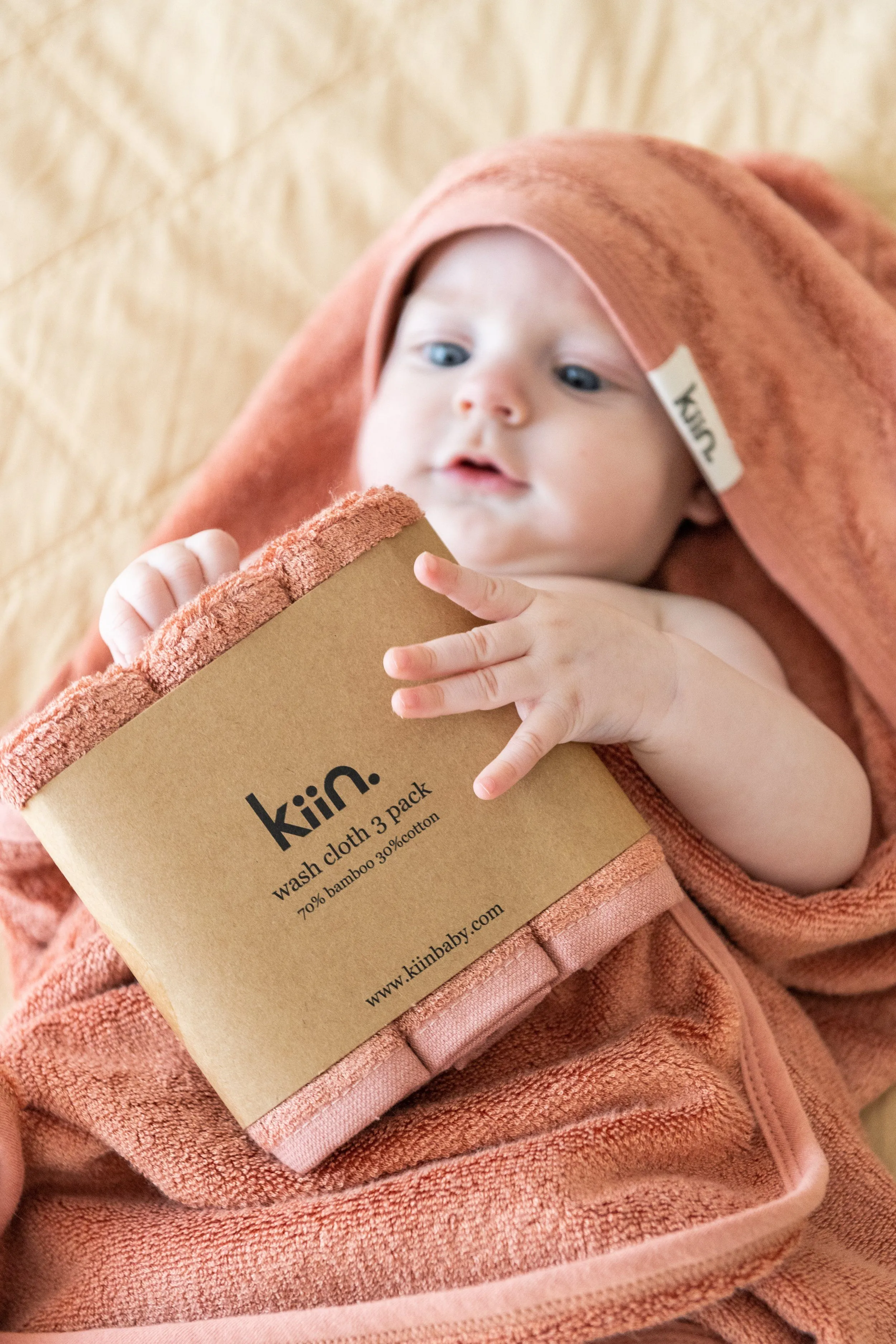 Wash Cloth 3 Pack - Blush