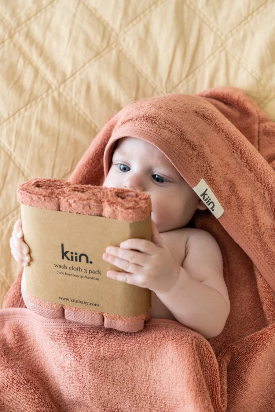 Wash Cloth 3 Pack - Blush