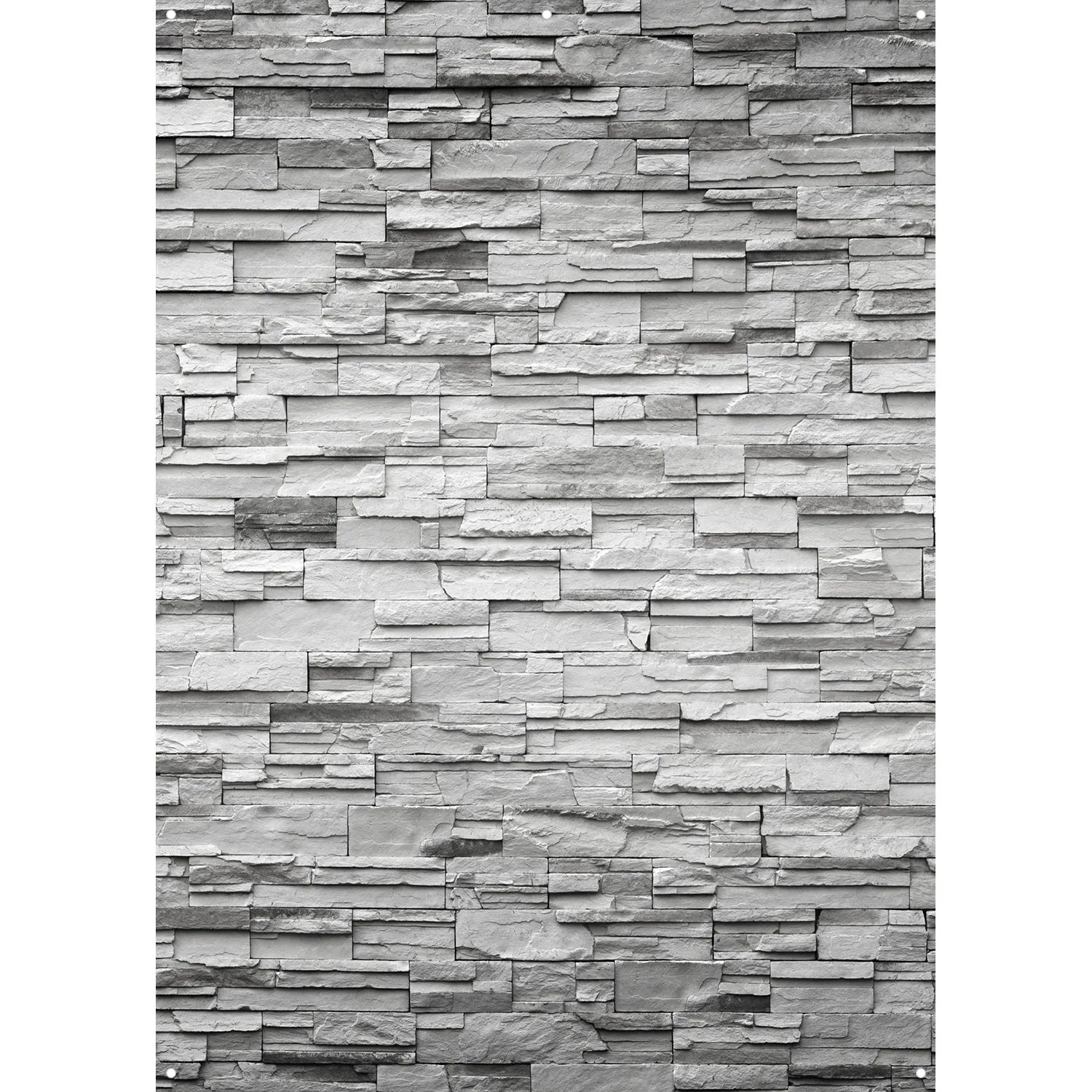 X-Drop Vinyl Backdrop - Stacked Stone (5' x 7')